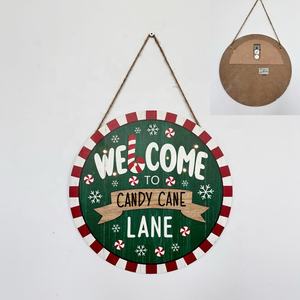 Letrero Decorativo de Pared con Diseño de Árbol de Navidad, Hecho a Mano, Estilo Vintage y Antiguo, Ecológico, para Decoración Navideña, Gran Venta 2025 - Product Image 5