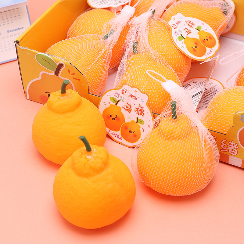 Orange pinch music net bag