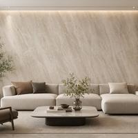 Revestimiento de Pared SPC, Panel Decorativo Impermeable e Interconectable para Baños de Hotel, Decoración de Interiores Comerciales