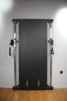 Equipo de Fitness Máquina Multifuncional de Poleas de Pared Crossover Trainer Media Jaula de Sentadillas y Doble Polea