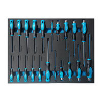 Ensemble d'outils Premium CR-V 287 pièces de la marque 4s Shop, conception modulaire avec coffre à outils et boîte pour garage et atelier