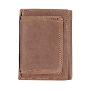 Custom <b>Slim</b> Trifold Faux Leather Wallet RFID-Blocking Durable <b>Card</b> <b>Holder</b> with 6 <b>Card</b> Slots and 2 Side Pockets Wallet - Product Image 1