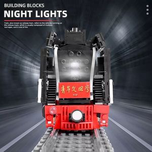 Moule <span class=keywords><strong>King</strong></span> 12003 Locomotive à vapeur créative MOC Building Sets Block Set Model Assemble Building Block Bricks Toy Set Kids - Product Image 5