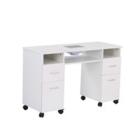 Station de manucure multifonctionnelle moderne de haute qualité, table de maquillage, mobilier de salon, table de manucure, salon, HONGZI HZ2075