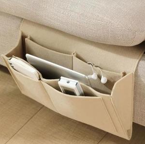 Hot Selling Convenient <b>Bed</b> Sofa Desk Hanging Organizer Felt Bedside Storage <b>Bag</b> with Pockets - Product Image 1