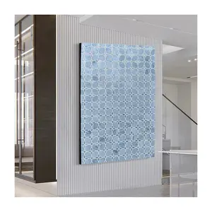 Glas fliesen Mosaik Mosaik Wandbild Glasmalerei Mosaik liefert Wandbild Fresko für Wohnzimmer TV Backs plash Wand kunst Dekor