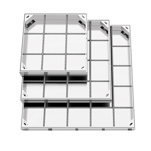 Yixinglong 304 Stainless Steel Square Manhole Cover 800x800mm High Load Bearing For Road Municipal Use - Product Image 1