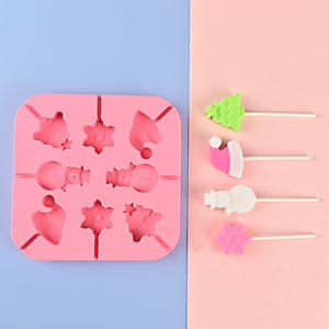 Moule de cuisson de gâteaux en silicone, pour faire soi-même, des bonbons et des sucettes, maison, chocolat, glace, vente en gros - Product Image 3