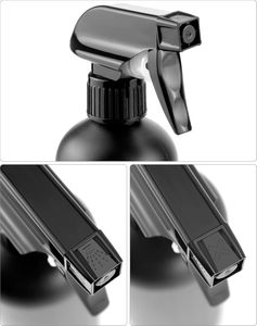Bamboo Cosmetic Packaging Pump Sprayer Wood Screw Cap Empty Matte Black Plastic Pet <b>Bottles</b> 30 50 60ml 100ml <b>200ml</b> 250 500 1000 - Product Image 4