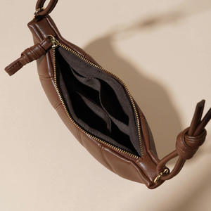 Bolso de mano de cuero genuino a la moda para mujer, de piel de vaca suave, y bolso de hombro con cierre de botón, nuevo bolso de cuero genuino. - Product Image 6