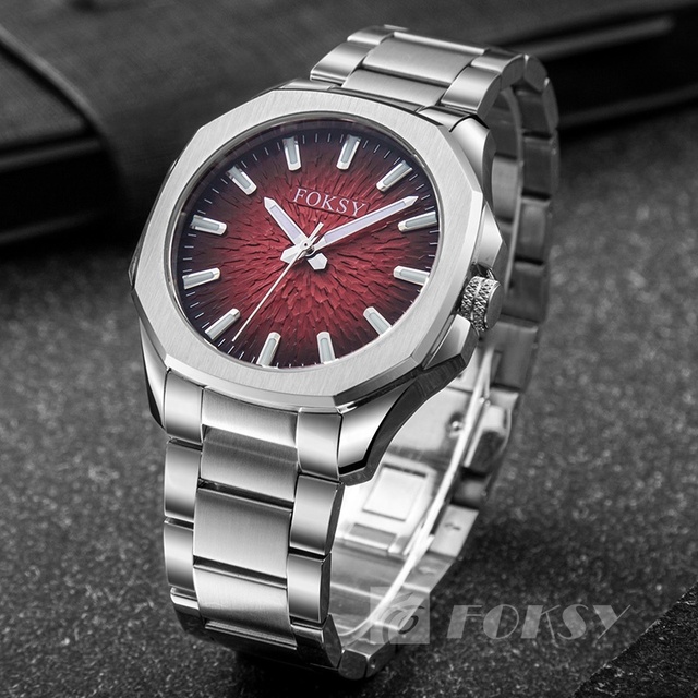 Customized Personalized Men's Stainless Steel Watch With Dial logo Luxury Fashion Brand Quartz Watch Manufacturer