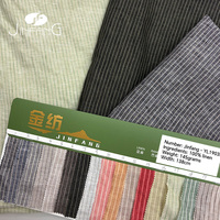 Tissu tissé 100% lin lavé au sable, haute qualité, pur, teint uni, doux, respirant, 155 g/m², pour chemises rayées et vêtements