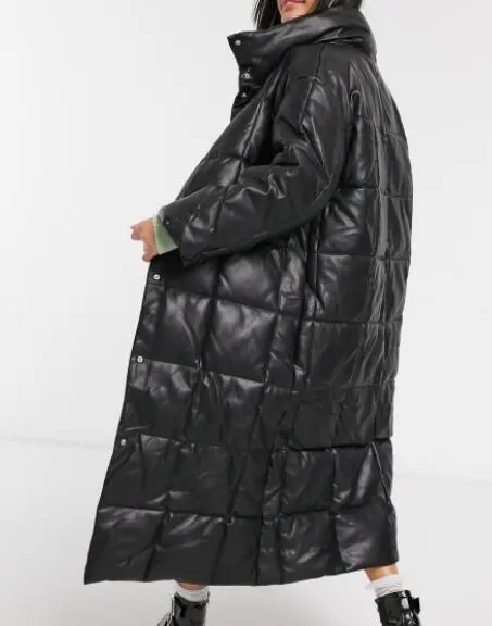 卸売女性ウィンタージャケットシンプルルーズダイヤモンド型チェック柄コットンキルティングジャケットシンプルカジュアルパーカコート