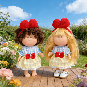 [Cloth Only] 24cm Spanish Potato <strong>Doll</strong> Mia <strong>Snow</strong> <strong>White</strong> Cotton &amp; Polyester Dress Set for Cute <strong>Doll</strong> Costume Accessories 14+ - Product Image 1