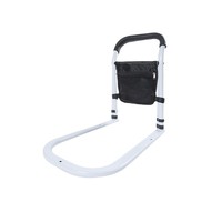 Barre d'appui assistive pour personnes âgées, sans perçage, réglable en hauteur, mobile, pour chevet de lit, pour une utilisation en chambre, jusqu'à 120 cm