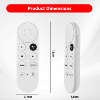 Reemplazo de Venta caliente para Google TV 4K Control remoto inalámbrico Material ABS Control remoto de voz de Google G9N9N