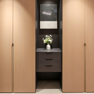 Pintu geser Modern tugas berat lemari cermin dinding terpasang tinggi dapat disesuaikan <span class=keywords><strong>5</strong></span> rak untuk furnitur kamar tidur - Product Image 1