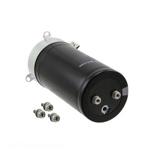 Condensador de Aluminio de Montaje en Chasis, Canal del Fabricante, 8200 uF LNT2V822MSEH, 8200UF 20% 350V SCREW - Product Image 1