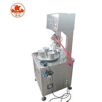Capsuleuse de bouchons visseuse semi-automatique pour bouchons de bouteilles Machine de capsulage de suivi de bouteilles sous vide
