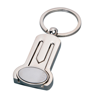 Promocional de metal de níquel de 50 años en <span class=keywords><strong>el</strong></span> futuro calendario girar llavero - Product Image 1