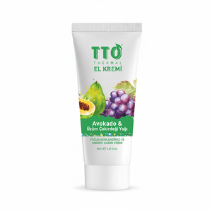 Crème pour les mains hydratante et nourrissante TTO, parfum avocat, extrait de Centella Asiatica, acide hyaluronique, beurre de karité, 50 ml - Product Image 2