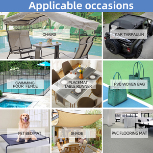 Sandalyeler için dış mekan mobilyası Textilenes <span class=keywords><strong>Mesh</strong></span> için STARUNK dokuma Pvc örgü kumaş % havuz çiti takviyeli Polyester kaplı örgü - Product Image 6