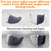 Visière photochromique CNS-3C de remplacement pour casque de moto NEOTEC3 CNS-3C, pare-brise en verre, protection UV