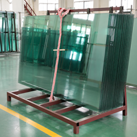 Verre trempé, verre de sécurité renforcé, verre architectural pour porte, fenêtre, paroi de douche, balustrade, mur-rideau, taille personnalisée