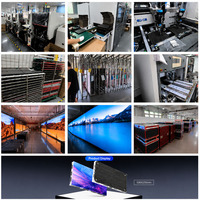 Columna P3.91, Pantalla LED para Interiores, Servicio Frontal, para Estadios, Arenas Deportivas, Formato Grande, Alta Frecuencia de Actualización, Pantalla Comercial