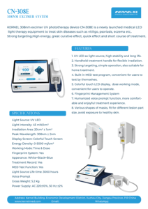 Expert Laser Excimer Máquina de 308 nm Dispositivo de fototerapia para el tratamiento del vitiligo Recuperar el pigmento de la piel LED Duración de 2000 horas de duración - Product Image 6