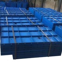 Système de coffrage modulaire en acier réutilisable pour murs, colonnes, piliers et dalles en béton pour la construction