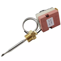 Pièces de vanne de commande de Thermostat de friteuse AC 250V/ 16A avec écrou en laiton de 3/8 "plage de température 50 ~ 200 Celsius