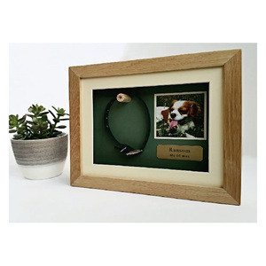 Pet Tưởng Niệm Bóng Hộp Khung Cá Nhân Pet Mất Quà Tặng | Chân In Móc Áo Cá Nhân Con Chó Khung - Product Image 1