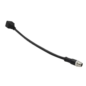 M12 X Coded RJ45 Femelle CAT 6A Câble Ethernet 8pin Moulé Par Injection Droit Mâle Tourner Étanche M12 Fil Connecteur - Product Image 1