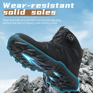<span class=keywords><strong>Scarpe</strong></span> <span class=keywords><strong>Antinfortunistiche</strong></span> di Alta Qualità, Stivali da Lavoro in Pelle con Fibbia Girevole, <span class=keywords><strong>Scarpe</strong></span> Industriali con Punta in Acciaio Standard Europeo - Product Image 5