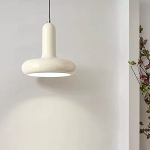 Lampada a Sospensione Moderna in Vetro Bianco e <span class=keywords><strong>Arancione</strong></span>, <span class=keywords><strong>Lampadario</strong></span> Decorativo per Cucina, Soggiorno e Interni - Product Image 3