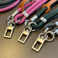 150MM longueur couleur Pure coton armure bandoulière escalade corde cou suspendu corde Anti perte lanière à la main pour iphone 17 16