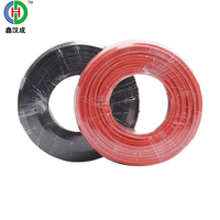 Câble solaire sans halogène, double isolation, fil monobrin Pv1-f 4mm6mm, câble solaire PV DC pour système d'alimentation de panneau solaire à batterie