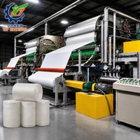 Mesin Konversi Kertas Toilet YIDAFA Baru, Motor PLC, Pompa, Bahan Baku Pulp Bambu, 5 Ton/Hari, Mesin 2000kw