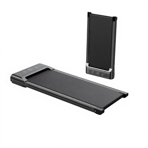 Tapis de marche électrique intelligent brûle-graisse pliable multicolore à vitesse réglable et amortissement des chocs pour la maison - Product Image 1