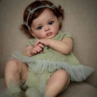 2024 alta calidad 45cm Reborn Sleeping Baby Doll recién nacido silicona realista Reborn Doll Set bebé Reborn niño muñeca