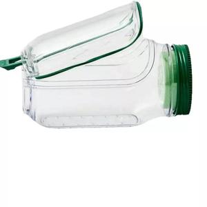 Frascos para ensalada con tapas de vidrio herméticos para almacenar alimentos secos, tapa de bambú, impresión de logotipo personalizado disponible, sellados y a prueba de fugas - Product Image 4