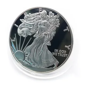 Jeu de pièces de monnaie en or et argent, 1 pièce, moins cher, 1990/2008, new lady, souvenir, modèle américaine