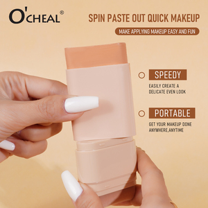 Sağlam Fondöten Kremi Su Geçirmez Yapışmayan Pudra Çift Uçlu Kapatıcı Fondöten <span class=keywords><strong>Stick</strong></span> Kadınlar İçin Açık ve Koyu Tenler İçin - Product Image 4