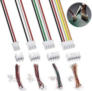 JST-XH Connector Kit, XH 2.54Mm 2/3/4/5 Pin Header Pria dan Wanita Konektor Plug Adapter dengan Kabel Kawat Datar 150Mm 24AWG Comp - Product Image 1