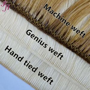 FH Genius Weft Hair se puede cortar Sin retorno Cutícula completa alineada Doble dibujado 1mm Genius Weft Ultra Thin - Product Image 2