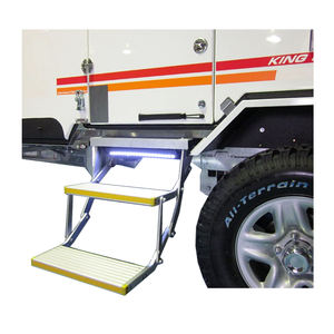 Marchepied pliable électrique pour camping-car, marchepied latéral pliable en alliage d'aluminium pour fourgon, remorque, camping-car, camion, <span class=keywords><strong>caravane</strong></span>, capacité de charge 200 <span class=keywords><strong>kg</strong></span> - Product Image 1