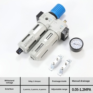Composants pneumatiques Hofujng : Cylindre, électrovanne, filtre régulateur de pression FRL, raccords de tuyauterie 1 - Product Image 4