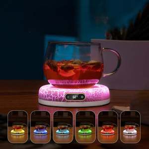 Le plus récent chauffe-<span class=keywords><strong>tasse</strong></span> électrique portable 80 degrés thermostatique PP caboteur alimenté par USB chauffe-<span class=keywords><strong>tasse</strong></span> à café intelligent pour une utilisation au bureau - Product Image 2