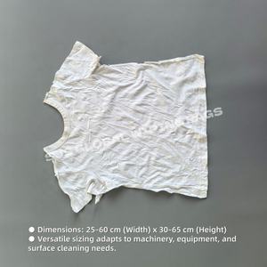 Trapos de Algodón Blancos 100% Ecológicos para Uso Industrial, Paño de Limpieza de 10 kg - Product Image 3